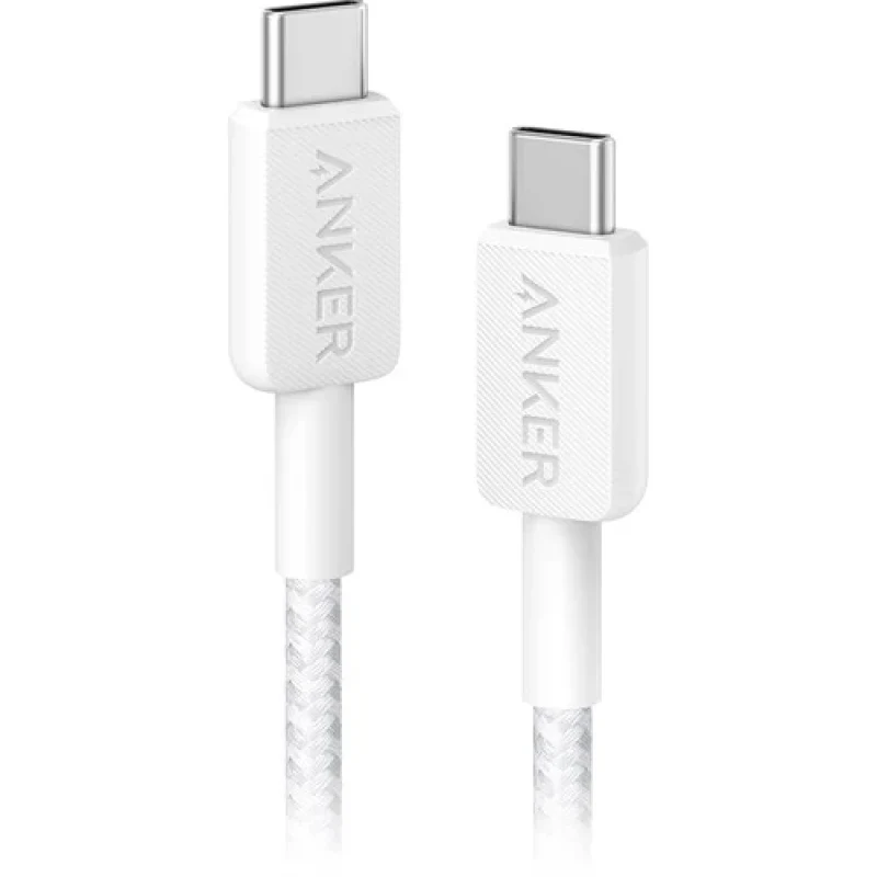 Anker 322 USB-C to USB-C Cable 3ft - White
