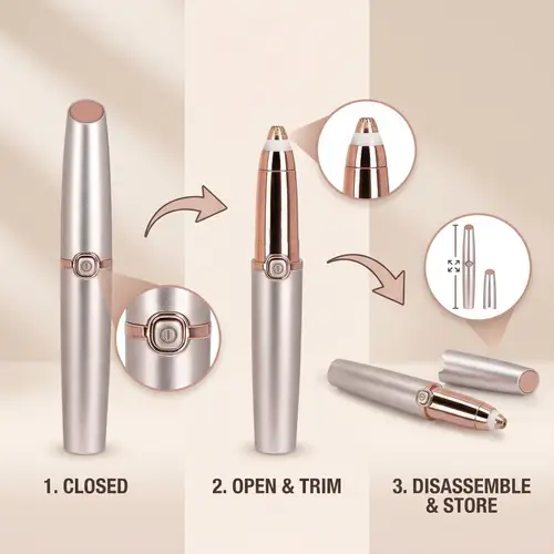 Eyebrow And Facial Hair Remover Trimmer