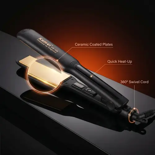 Kemei Km-329 - Professional Hair Straightener