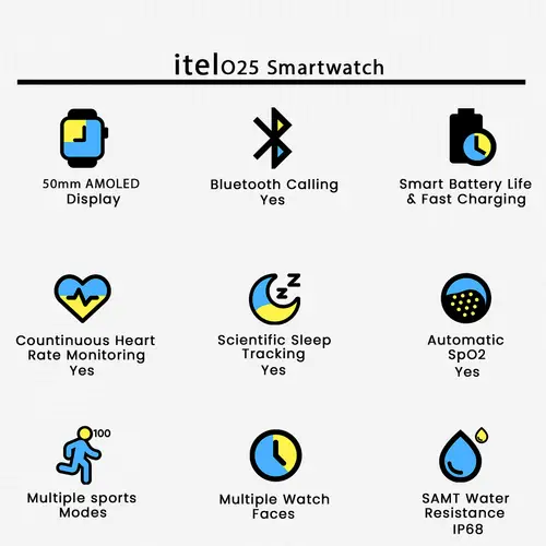 itel O25 Smartwatch
