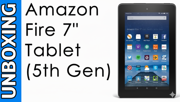 Daraz Like New Tablets – Amazon Fire HD 7 | 5th Generation | 8 GB Storage | 1 GB RAM | Quad-core 1.3 GHz Cortex-A53| 7" HD| 2 MP front and 2 MP rear-facing cameras | best for kids |with box & charger