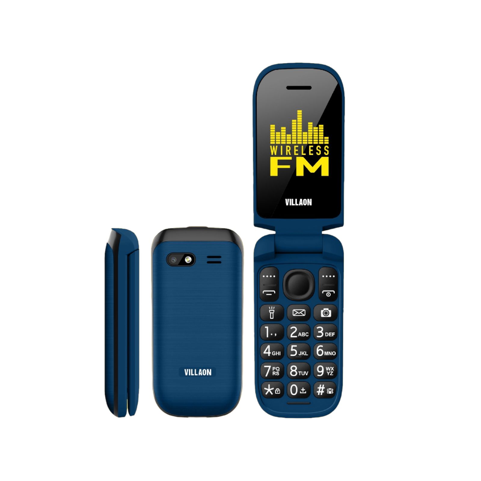 VILLAON Pock 1 - Flip Mobile - 1.77 inch Display - 1000mAH Battery - Dual Sim