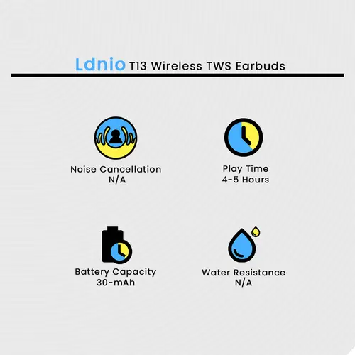 Ldnio T13 Wireless TWS Earbuds