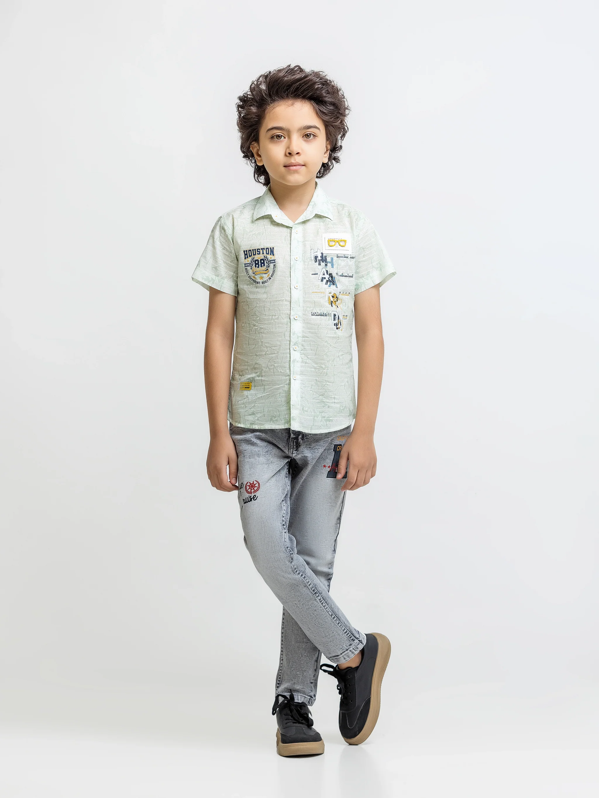 Half Sleeves Printed Shirt