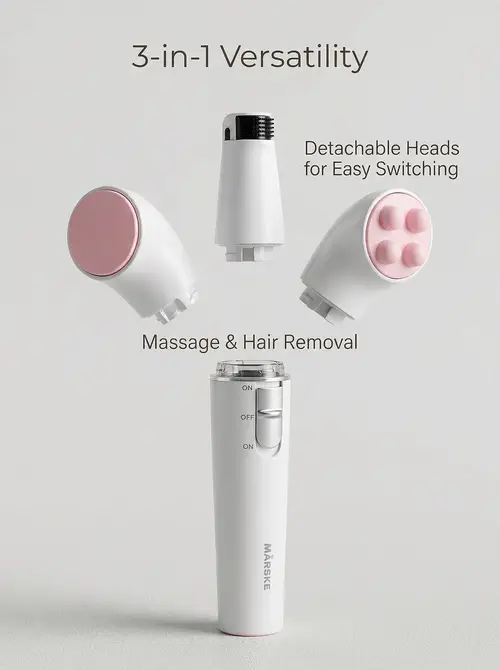 Marske 6222 3in1 Electric Hair Removal Epilator