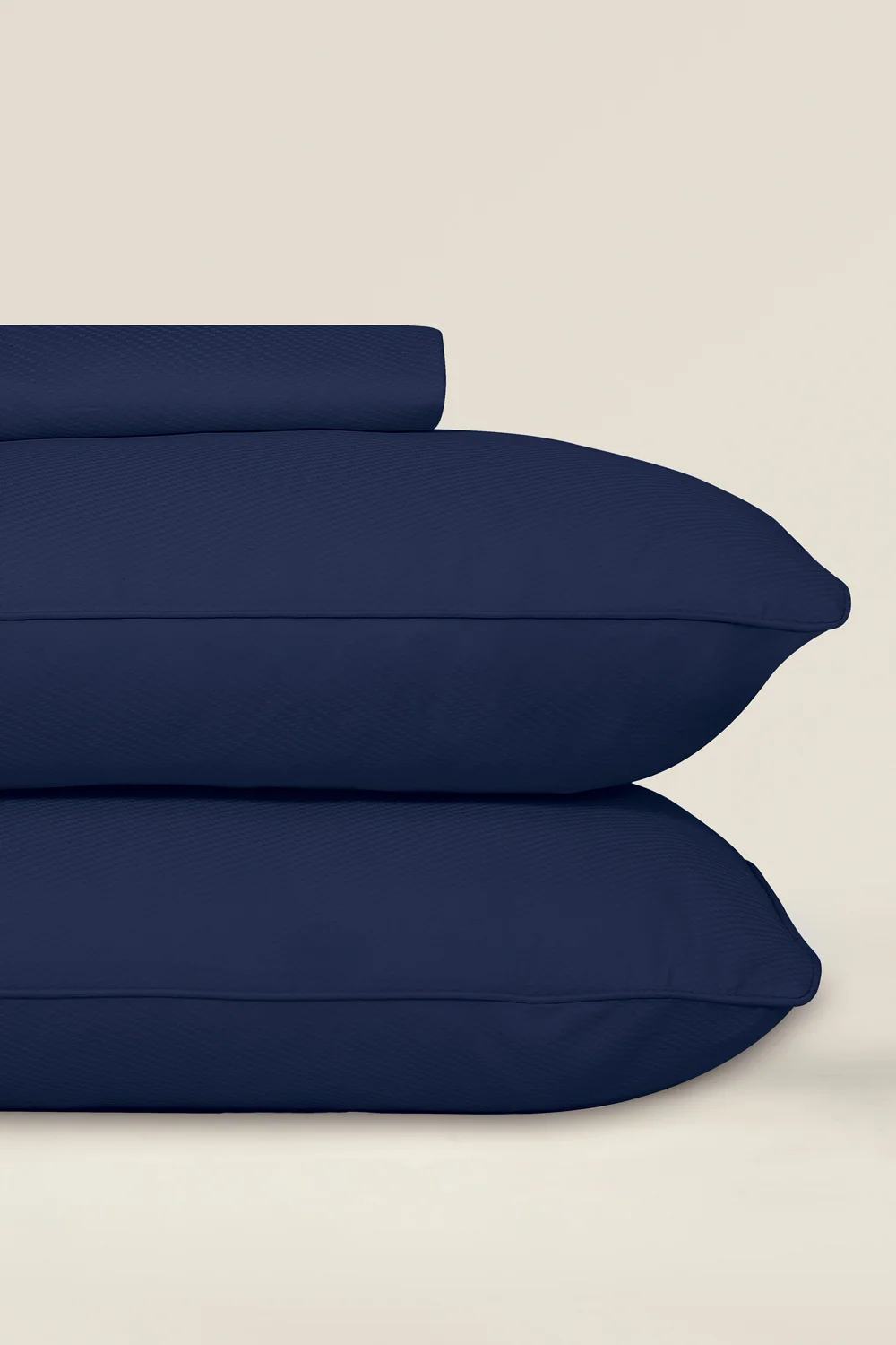 Blue Cube Dobby Bed Sheet Set