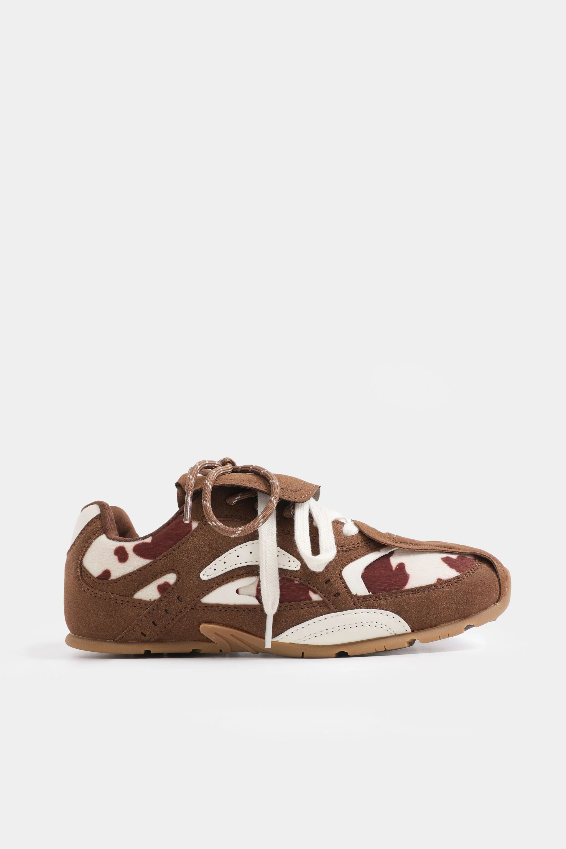 Multi-Piece Suede Sneakers