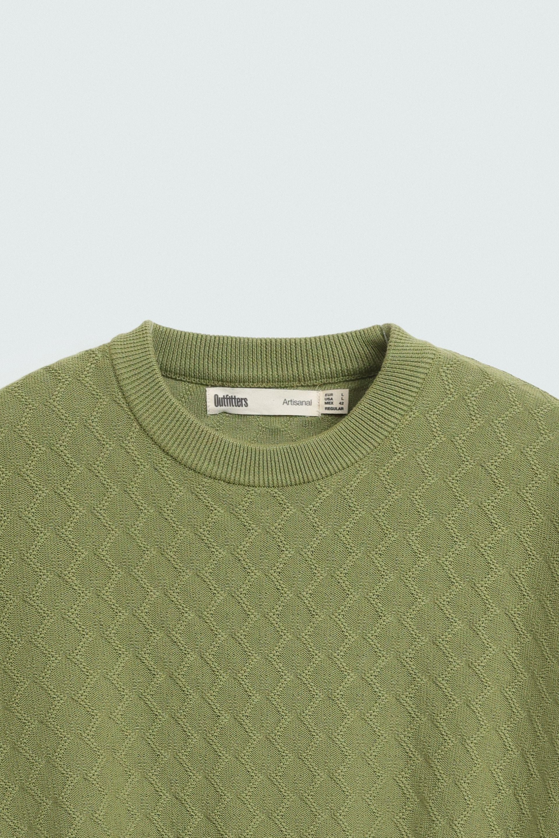 Textured Knit T-Shirt