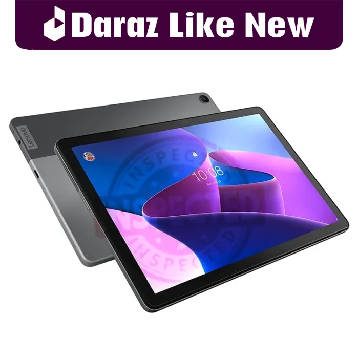 Tab - Lenovo M10 FHD Plus (Gen 3) 10.6' Inch Tablet | 100% INSPECTED | 4GB RAM | 64GB ROM(STORAGE) | 7700mAh Battery | Top Rated | BEST FOR ADULT AND KIDS BOTH | Just Like New Condition | With Box, Ch
